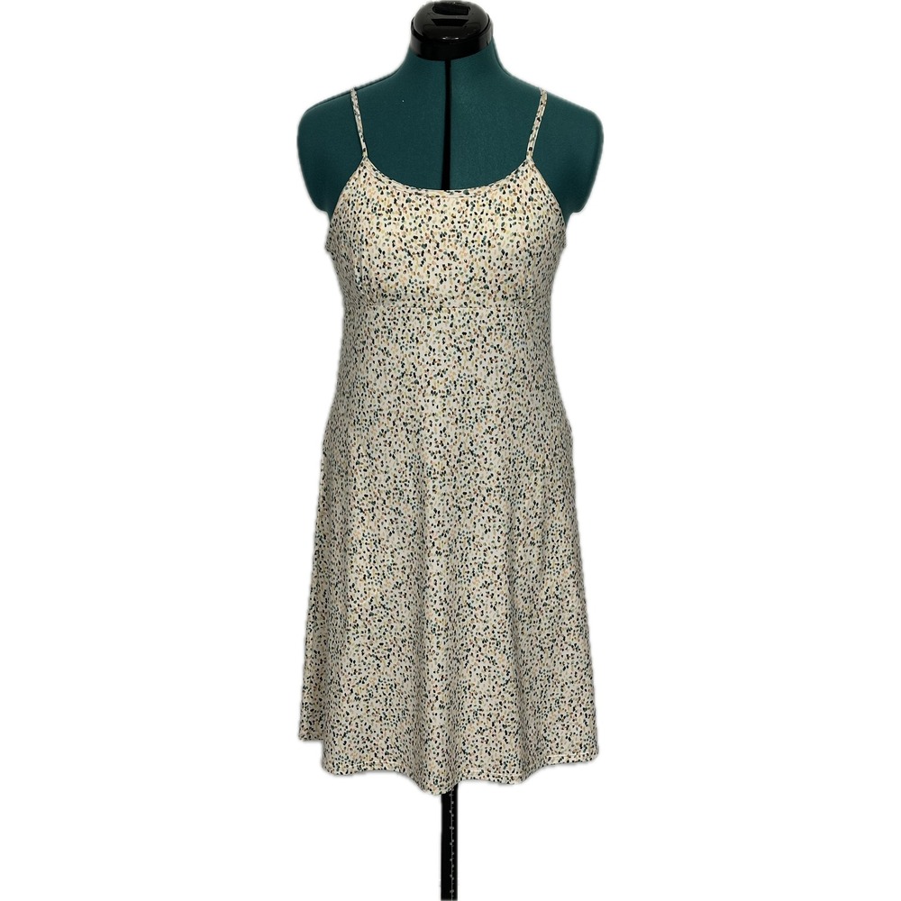 prAna Granite Springs Dress Small Strappy Back Built in Shelf Bra Pockets